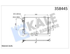 353130 KONDENSER HYUNDAI i20 1.2 12- AL/AL