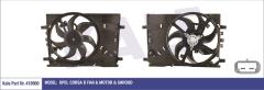 FAN MOTORU DAVLUMBAZLI OPEL CORSA D 130W-390mm