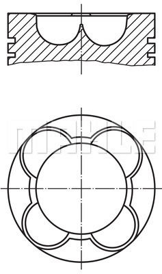 PISTON SEGMAN 84.50mm 0.50 BMW M57 D30 E46 E60 E90 E92 E65 E66 E83 E53