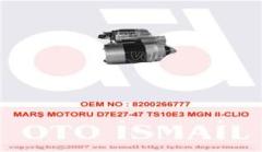 MARŞ MOTORU D7E27-47 TS10E3 MEGANE 2-CLIO 2-KANGOO-LAGUNA 2-LOGAN-SCENIC 2 1.4-1.6 16V