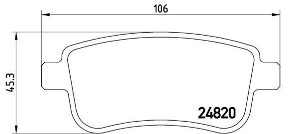 ARKA FREN BALATASI FLUENCE 09 MEGANE 3 09 MEGANE 4 15 SCENIC 3 09 CLIO 5 19 CAPTUR 2 20 1.0 TCE 1.2 TCE 1.3 TCE 1.5 DCI 1.6 SCE 440603734R