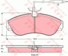 ÖN BALATA FİŞLİ BOXER-DUCATO-JUMPER 1800kg 94-4.02