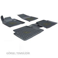 PERFLEX 3D X-MAT HAVUZLU PASPAS ÇEŞİTLERİ SİYAH CITROEN C4 CACTUS 2014 3D X-MAT 5 PCS