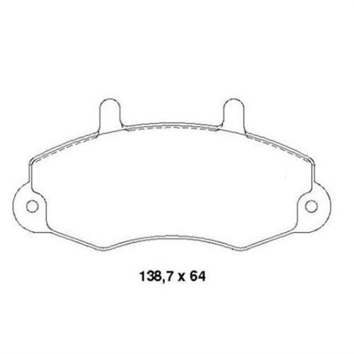 ÖN BALATA FORD TRANSİT T12 2.0 2.5 DI 2.5TD 2.5 TDİ 88-03.00 ÇAP 138.8- 64 -18.8