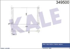 MOTOR SU RADYATORU FIESTA 1.25 16V 1.4 16V 1.4TDCI 01 08 MAZDA 2 1.4CD MANUEL BRAZING VERSIYONU