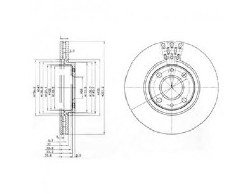 ÖN FREN AYNASI DOBLO-LINEA-FIORINO-BIPPER-NEMO-LINEA-500-BRAVO-MITO-IDEA 15JNT 257.5x22x4DLxHAVALI