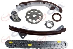 EKSANTRİK ZİNCİR SETİ TOYOTA COROLLA 1.4L 1.6L 3ZZ-FE 4ZZ-FE ZZE111 ZZE112 ZZE120 ZZE121 01-06 / AV ENSIS 1.6L 3ZZ-FE ZZT250 03-08