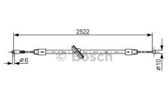 FREN HALATI ÖN DINGIL 4325mm MERCEDES SPRINTER 906 06 -VW CRAFTER 06