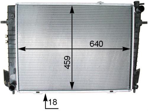 RADYATÖR BRAZİNG TUCSON 04 CRDİ CRDİ640x438x22