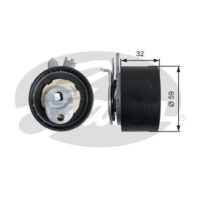 EKSANTRİK GERGİ RULMANI CLIO 4 12 -MEGANE III/IV 09 MERCEDES A-CITAN 12 1.5DCİ Euro5