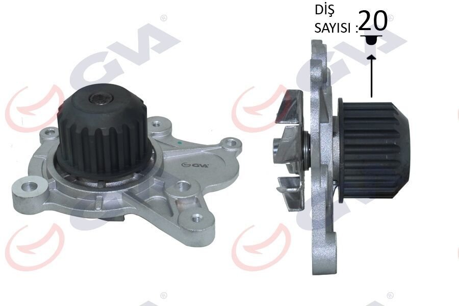 DEVİRDAİM SU POMPASI HYUNDAI ACCENT GETZ 1.5L D3EA CRDİ 02-05 / SANTAFE 2.2L CRDİ 06-09 / SONATA 2.0L D4EA CRDİ DİZEL 06-11