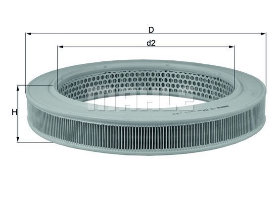 HAVA FILTRESI MERCEDES M102 W201 W124 S124