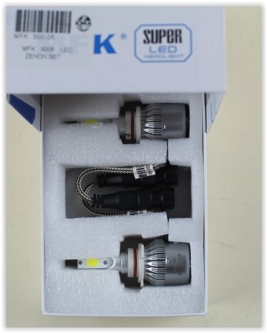 300-06 AMPÜL 12V 9006 LED XENON SET COB LED TEK DEVRE HB4