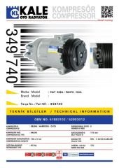 KLİMA KOMPRESÜRÜ PUNTO-EGEA 16 500L