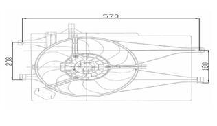 FAN GRUBU DAVLUMBAZLI FIAT PALIO-ALBEA 1.2 8V 16V 98 09 MT KLİMALI FAN MOTORU DAVLUMBAZLI