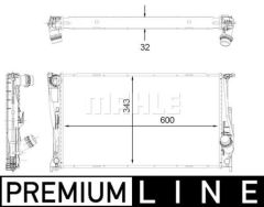 MOTOR SU RADYATORU BMW N54 N55 N20 E82 E84 E88 E89 E90 E92 E93 PREMIUM LINE