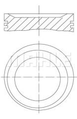 PISTON SEGMAN 0.50mm 85.50mm BMW M43 B 19 3.18I 118 PS E36 E46 Z3