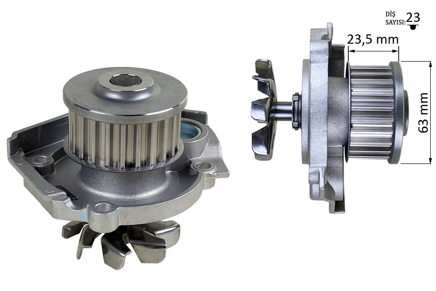 DEVİRDAİM ALBEA-PUNTO-LINEA-IDEA-STILO-BRAVA-YPSILON 1.2/1.4 16V PA866 T