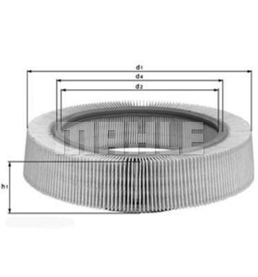 HAVA FILTRESI MERCEDES M102 W201 W123 C124