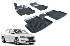 PASPAS 3D X-MAT HAVUZLU SKODA OCTAVIA 13 BEJ