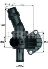TERMOSTAT KOMPLE GOLF 5-PASSAT-A3-ALTEA-LEON-TOLEDO 3-OCTAVIA- 2.0 FSI 87C