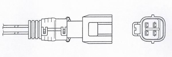OKSIJEN SENSÖRÜ AURIS COROLLA 1.6L 1ZR-FE 1ZR-FAE ZRE151 ZRE181 ZRE185 AVENSIS 1.6L 1ZR-FAE ZRT270 09 VERSO 1.6L 1ZR-FAE ZGR20 09 - NO.2 katalizörün önündeki