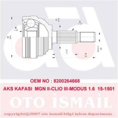 x AKS KAFASI DIŞ CLIO 3 1.6 16V 05 MODUS 1.6-1.5 DCİ- MEGANE 2 1.4-1.6 16V-1.5DCİ-LOGAN 1.6 16V-