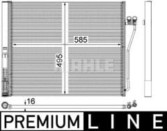 KLIMA RADYATORU PREMIUM LINE BMW F01 F02 F03 F04