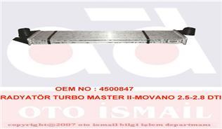x TURBO RADYATÖRÜ INTERCOOLER MASTER 2-MOVANO 2.5-2.8 DTI 680x181x40